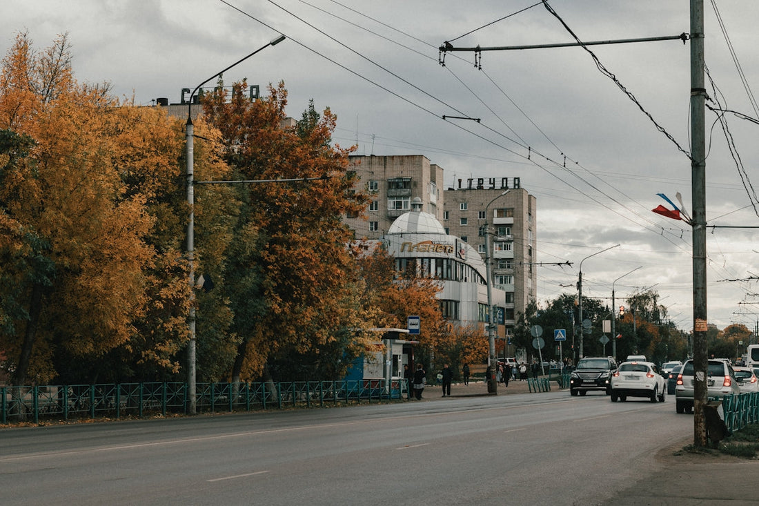 white concrete building near green trees during daytime