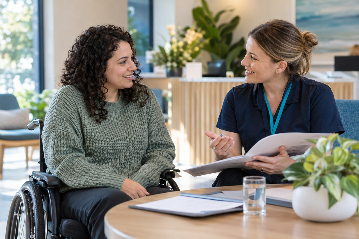 Illustrative photograph of NDIS Urinary Catheter Assessment