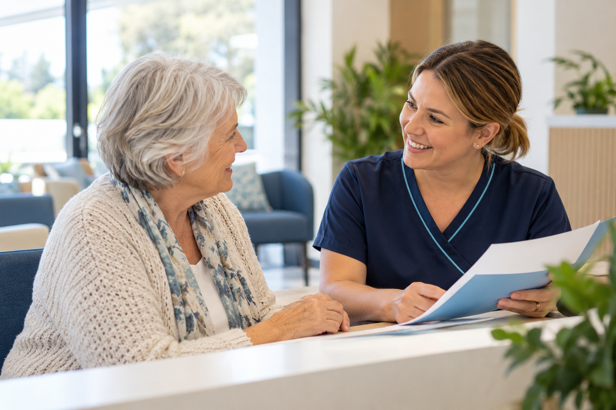 Illustrative photograph of NDIS Catheter Care