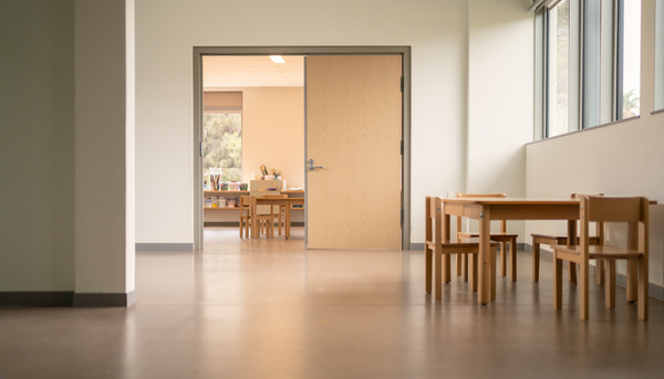 Illustrative photograph of an accessible community activity room