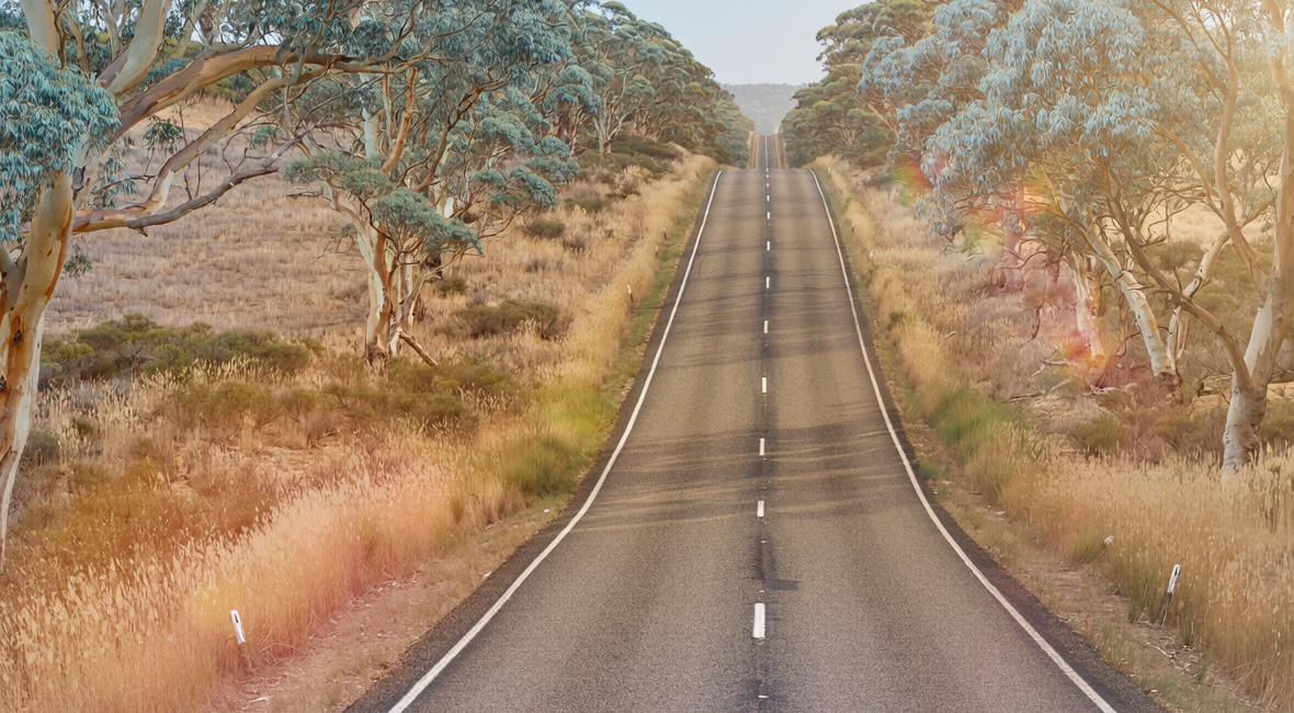 A remote Australian road