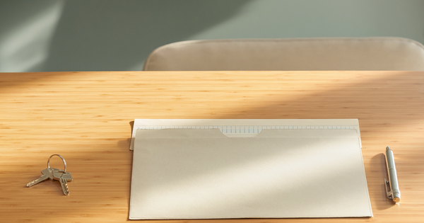 A newly prepared participant support folder