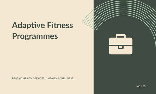 Adaptive Fitness Programmes — original editorial illustration