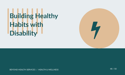 Building Healthy Habits with Disability — original editorial illustration