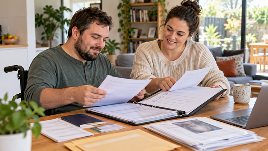 NDIS applicant organising identity and supporting evidence documents
