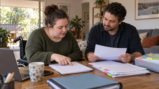 NDIS participant speaking during a family planning conversation