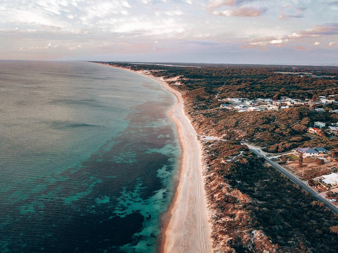aerial view of beach during daytime