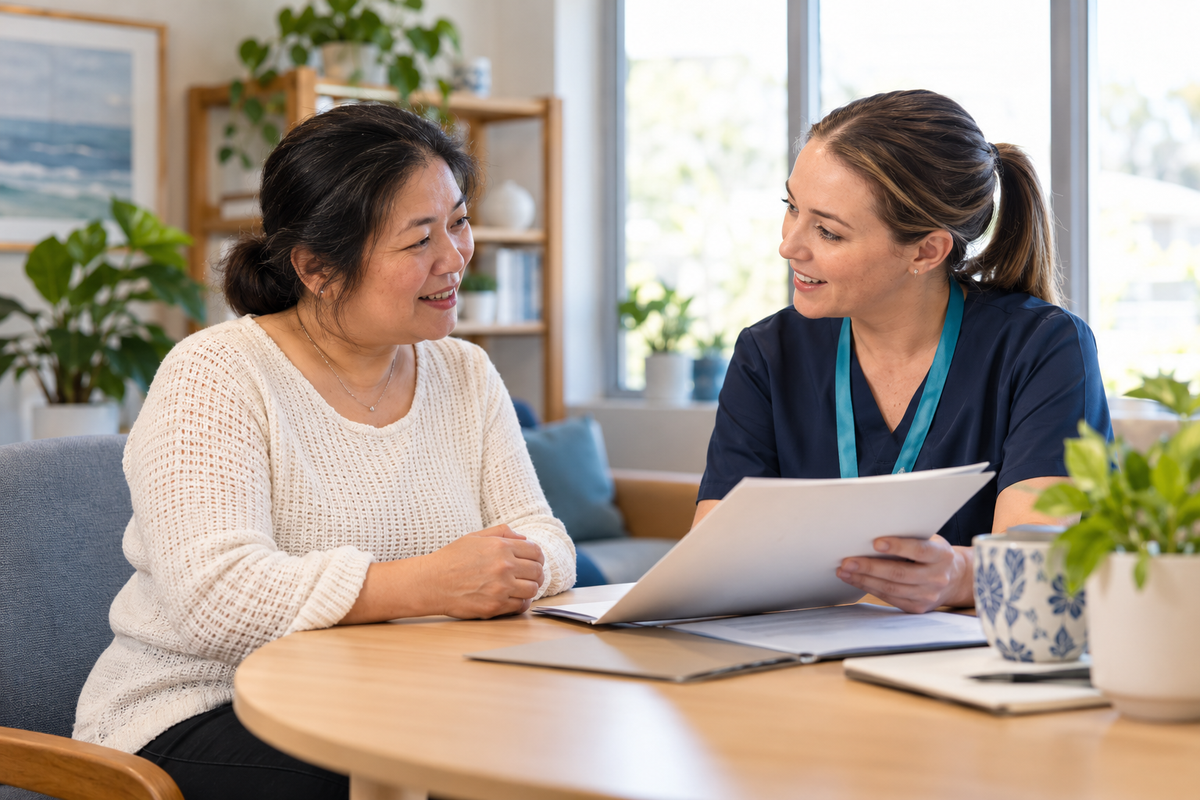 Illustrative photograph of NDIS Complex Wound Assessment