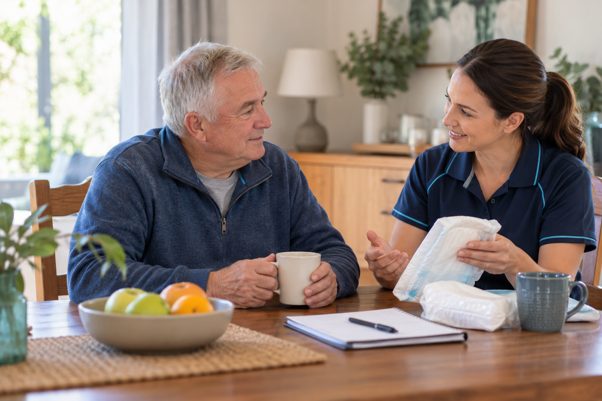 Illustrative photograph of NDIS Continence Care